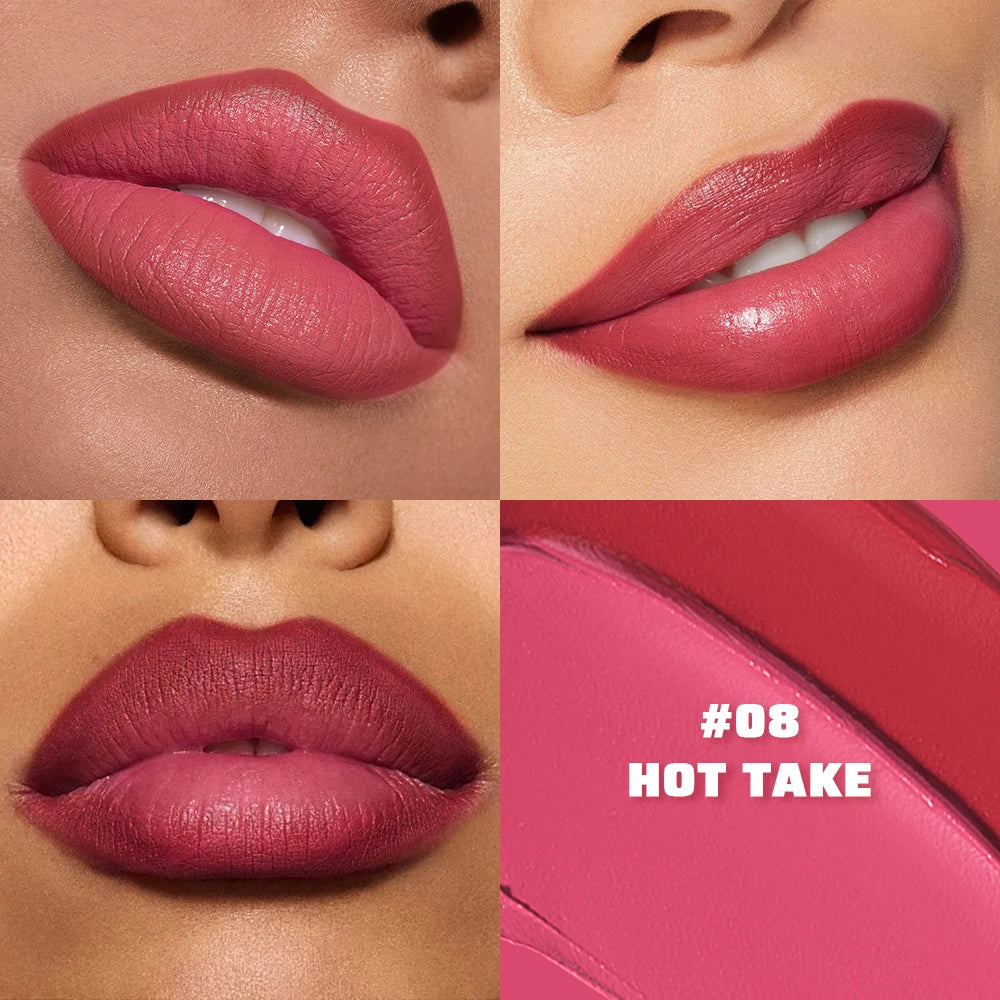 Lip Contour Liner and Lip Gloss Stick for Defined Long Lasting Matte Finish
