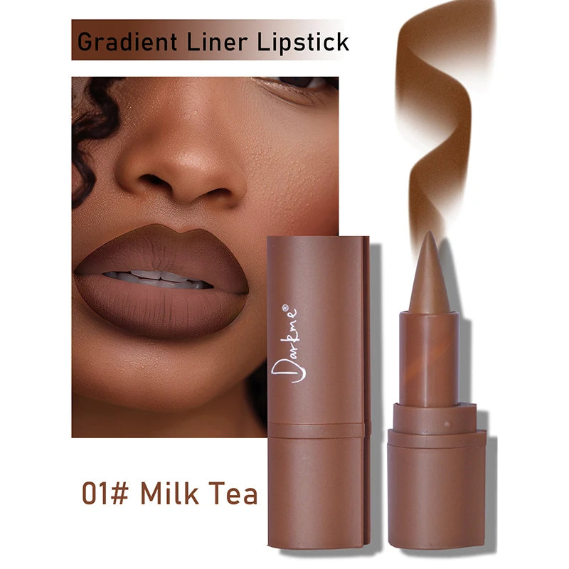 Matte Lip Liner and Velvet Lipstick Pencil for Precise Long Lasting Daily Makeup - 11