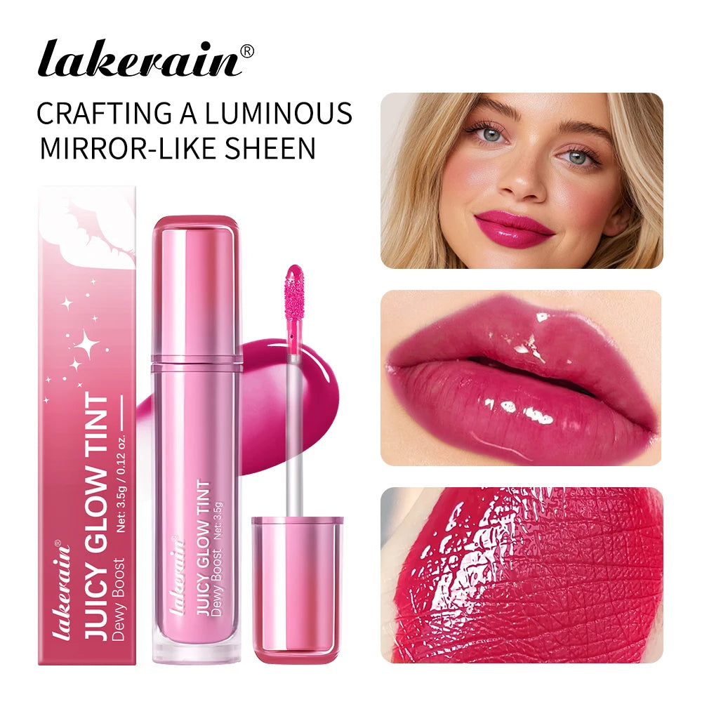Mirror Lip Glow Tint and Juicy Lip Gloss for Long Lasting Hydration and Shine