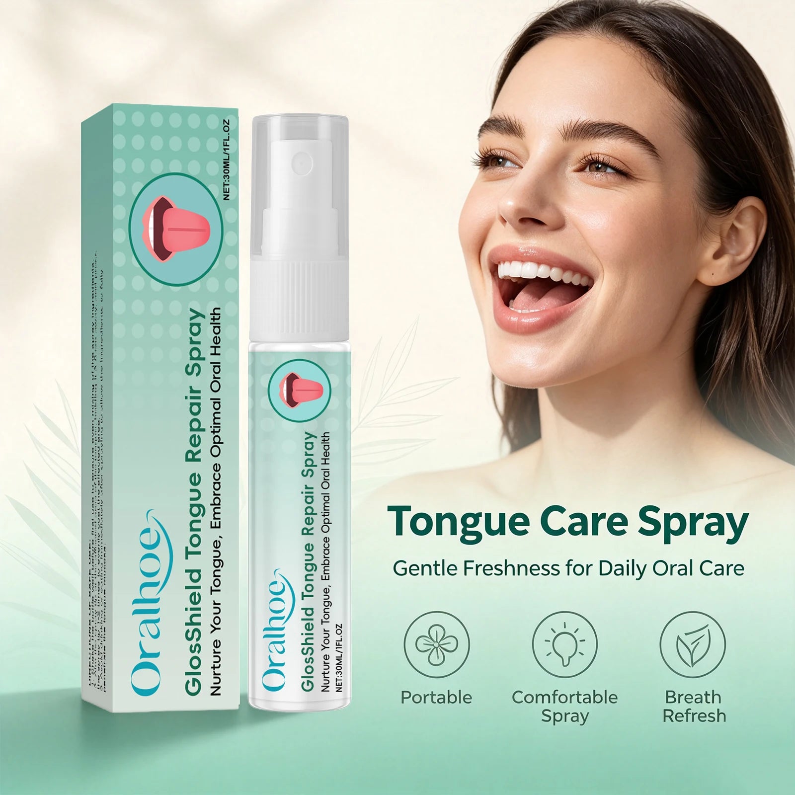 Tongue Repair Spray and Mouth Freshener for Daily Oral Care and Bad Breath - 6