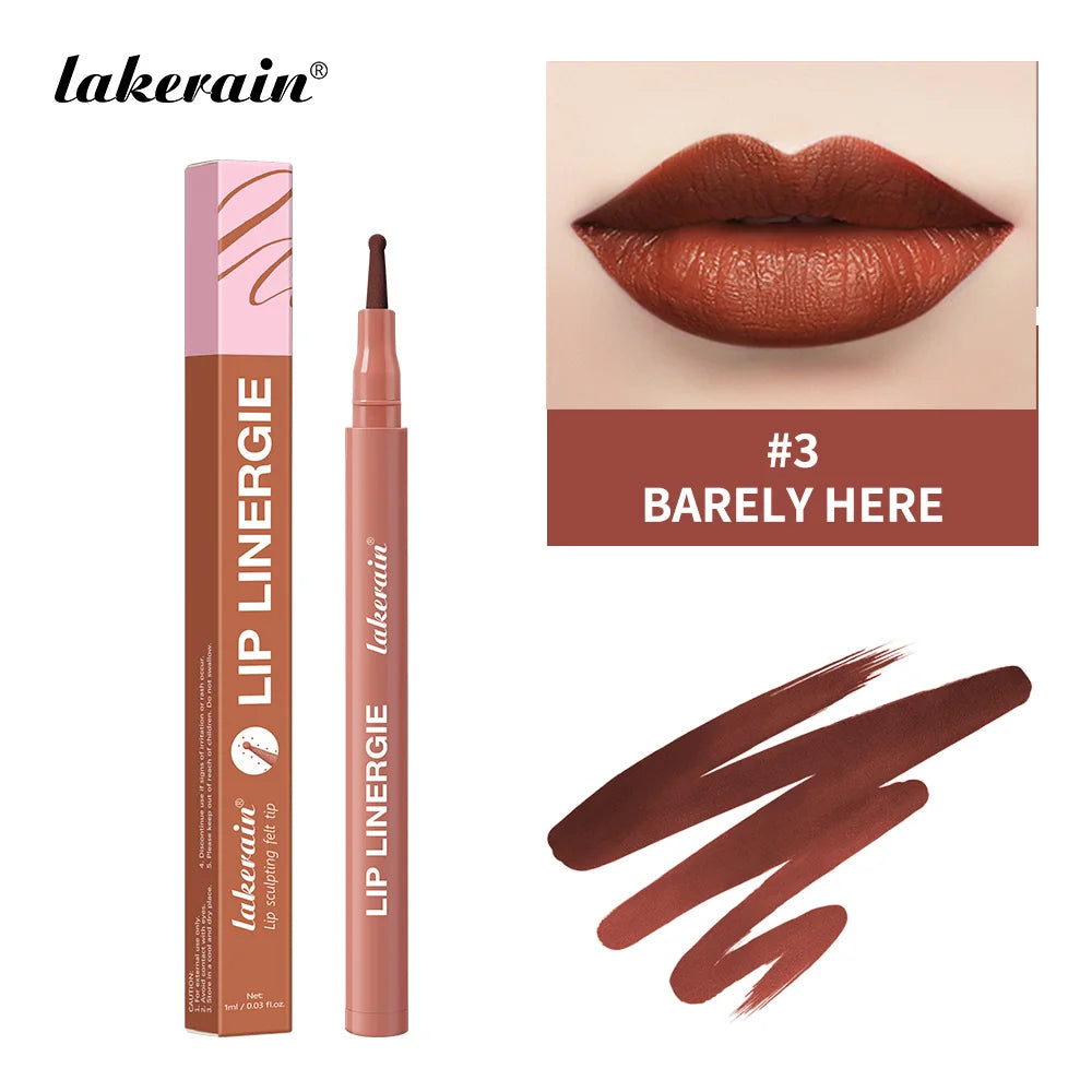 Lip Liner Stain and Waterproof Lip Contour Pen for Precise Long Lasting Makeup - 34