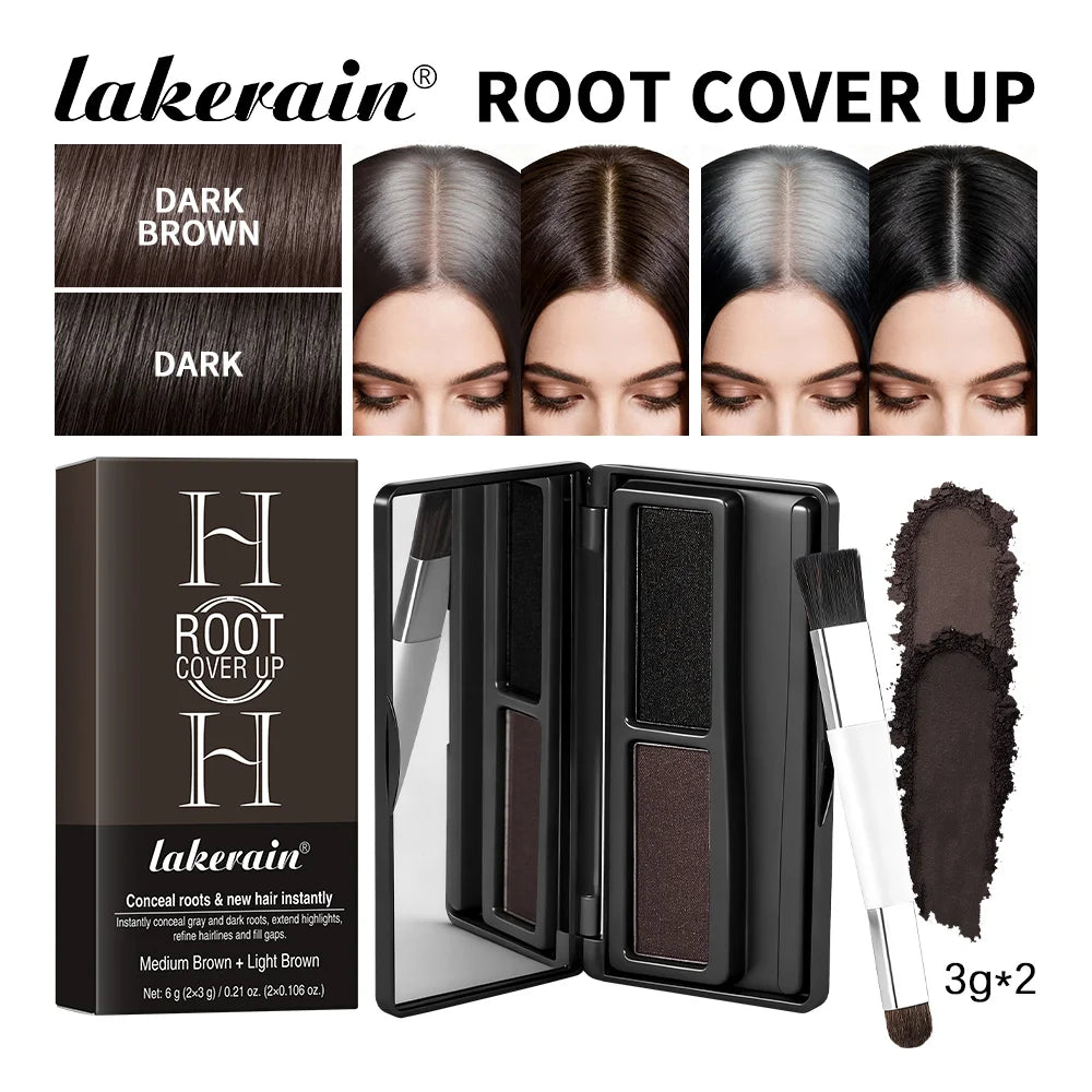 Hairline Shadow Powder and Root Cover Up for Instant Gray Hair Touch Ups - 22