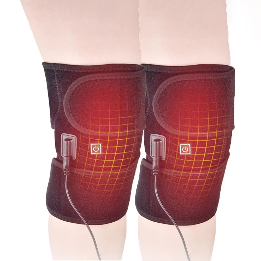 Electric Knee Heating Pad and Heated Brace Support for Joint Relief and Leg Warmth