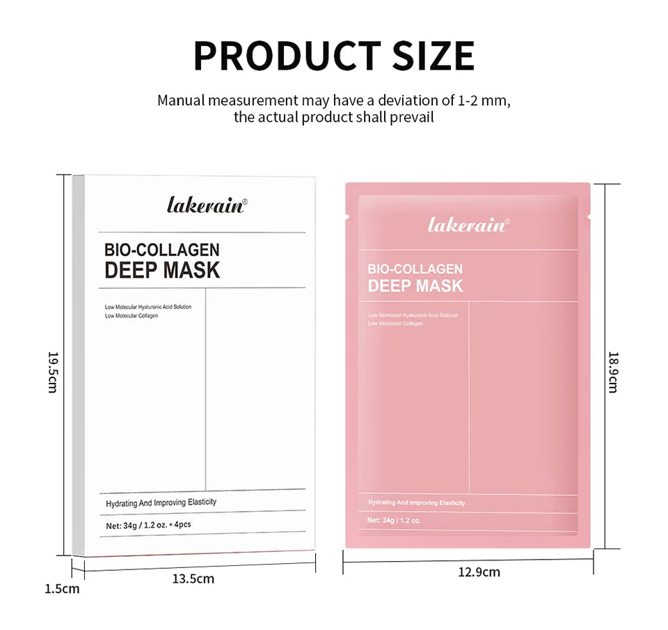 Bio Collagen Face Mask and Deep Hydrating Sheet for Overnight Skin Rejuvenation - 14