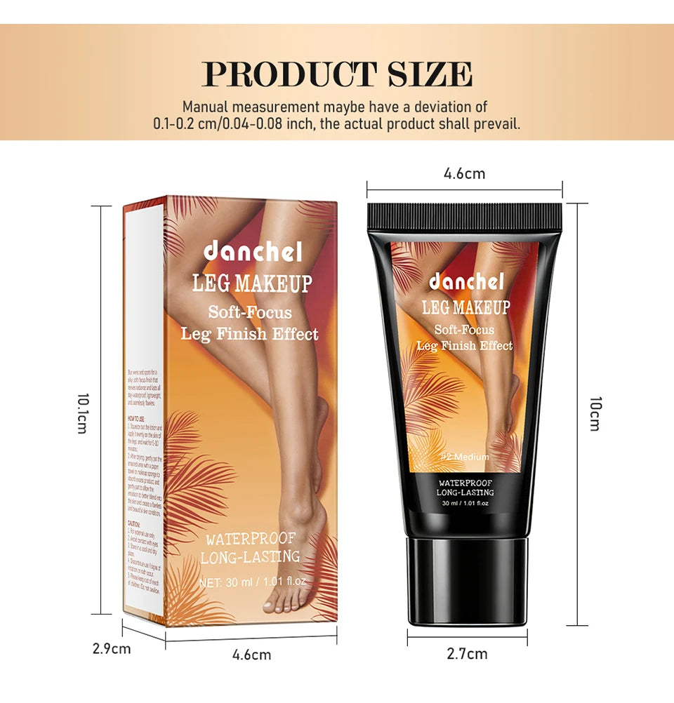 Leg Makeup and Body Foundation for Flawless Skin Coverage and Natural Finish