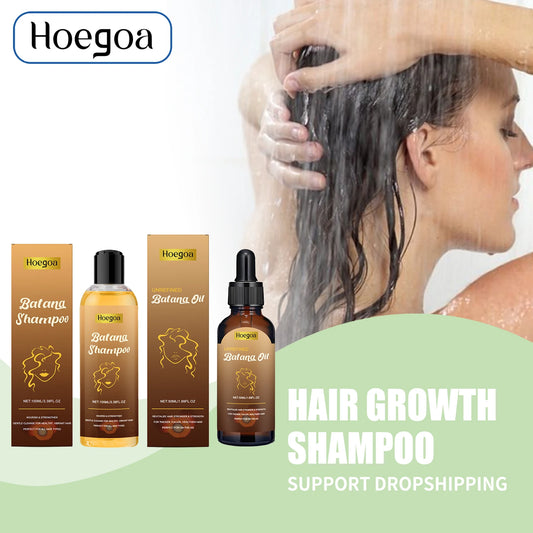 Batana Oil Shampoo and Hair Growth Treatment for Thicker Stronger Hair