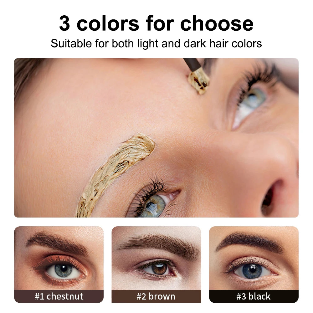 Eyelash and Brow Tint Kit for Natural Looking Definition and Long Lasting Color