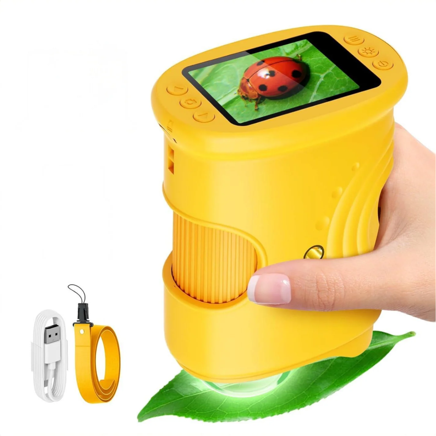 Handheld Microscope and Digital Science Toy for Kids Exploring Nature and Learning - 1