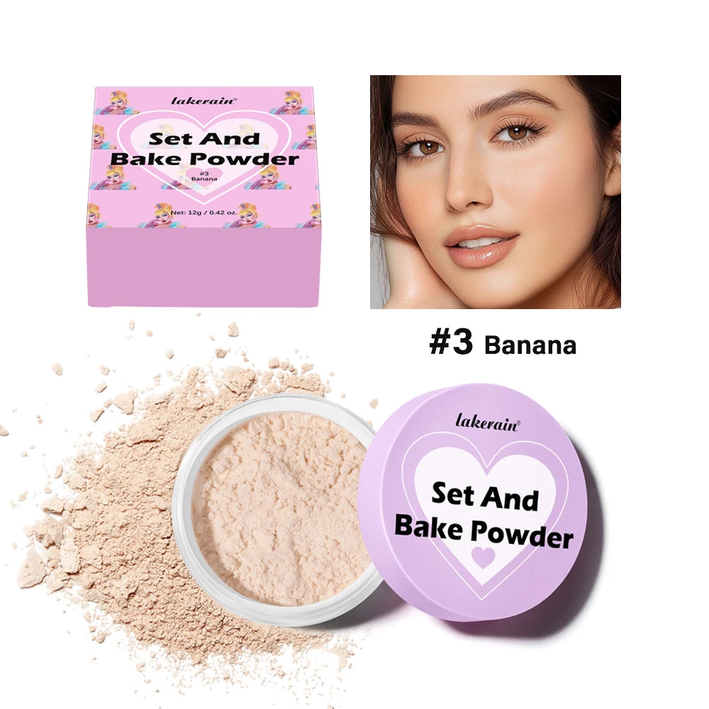 Set and Bake Powder and Oil Control Face Makeup for All Day Matte Finish - 22