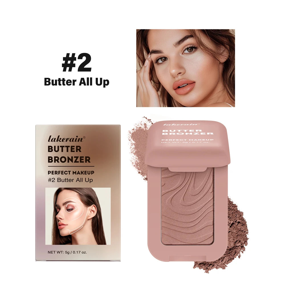 Butter Bronzer and Face Contour Powder for Sculpted Makeup Looks - 35