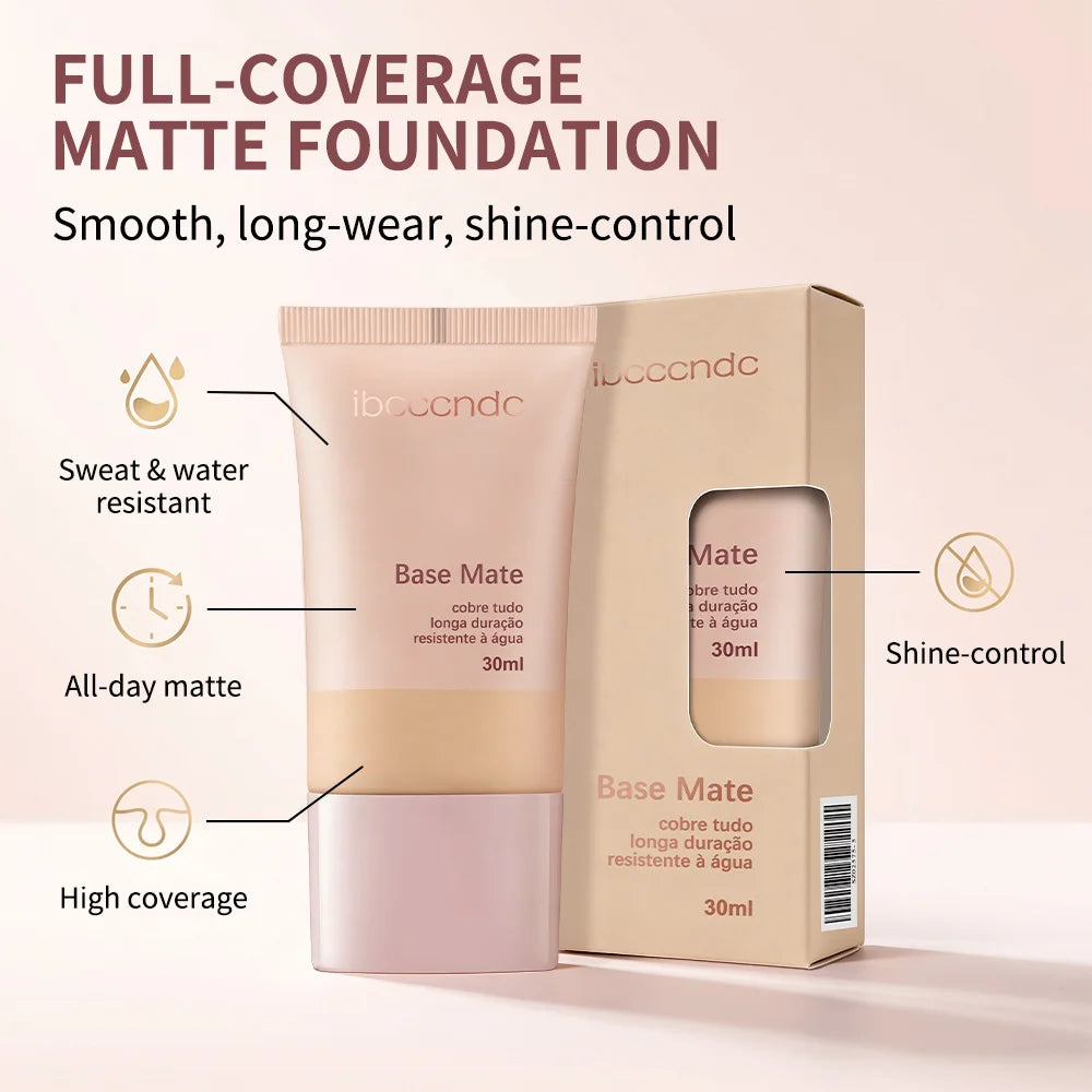 Matte Foundation and Liquid Face Makeup for Long Lasting Daily Skin Coverage