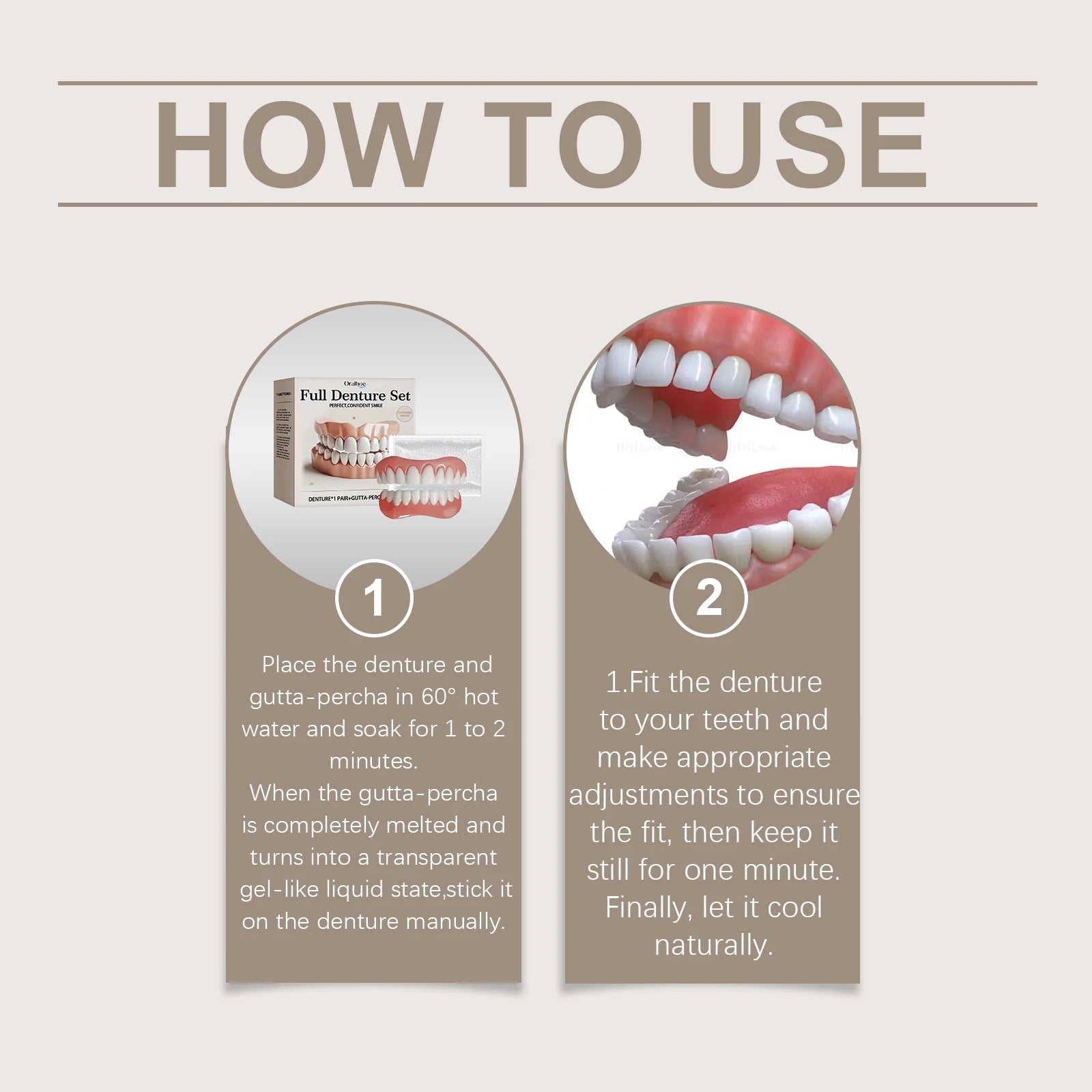 Silicone Denture Set and Temporary Teeth Repair Kit for a Brighter Smile - 18