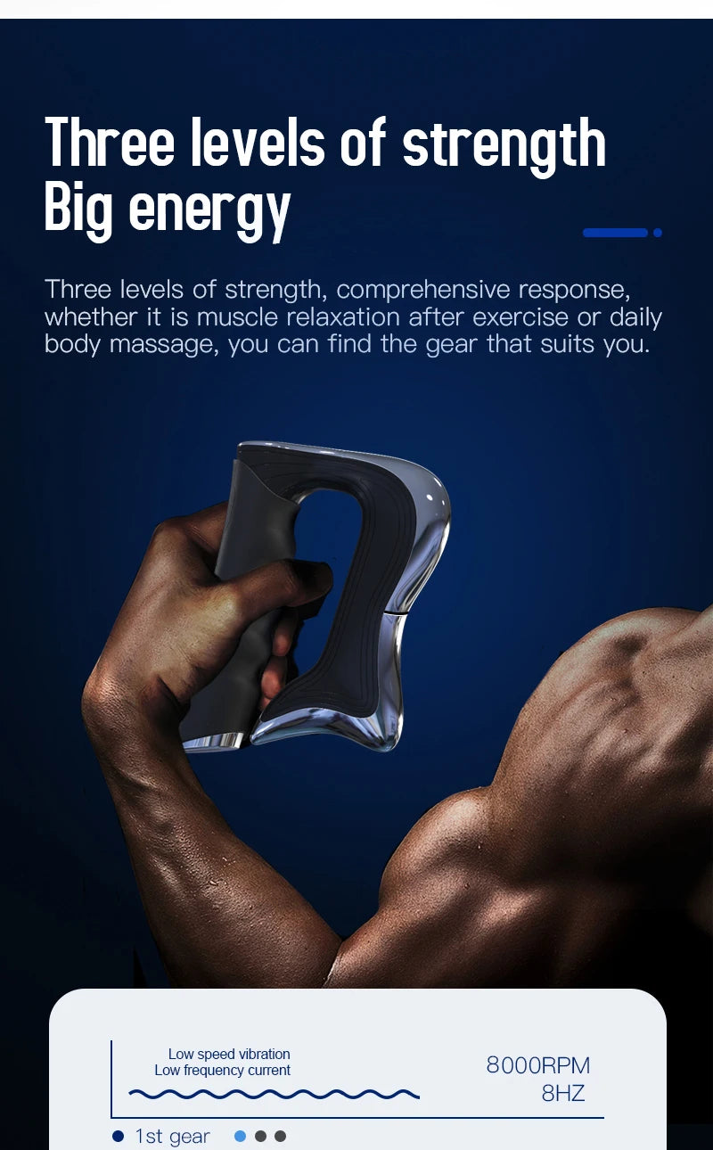 Electric Fascia Knife and Muscle Scraper Tool for Deep Tissue Body Recovery - 10
