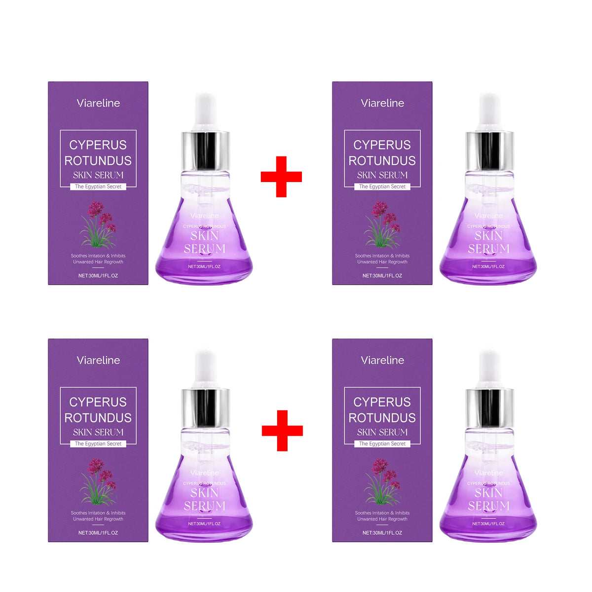Cyperus Rotundus Skin Serum and Hair Growth Inhibitor for Post Shaving Routine