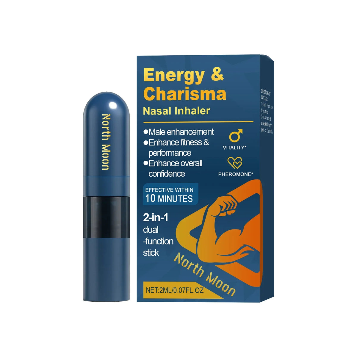 Nasal Suction Stick and Energy Inhaler for Daily Male Performance and Body Care