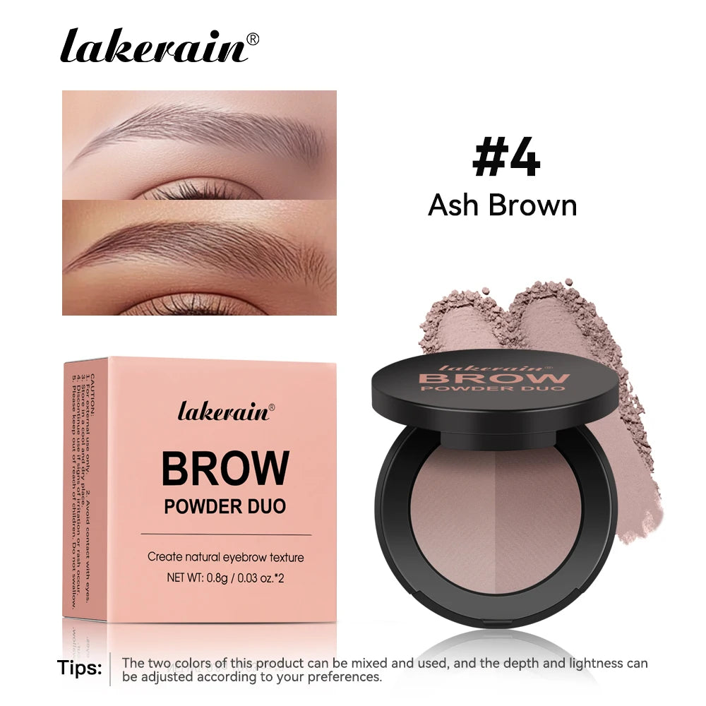 Brow Powder Duo and Eyebrow Enhancer for Natural Defined Eyebrows and Contouring