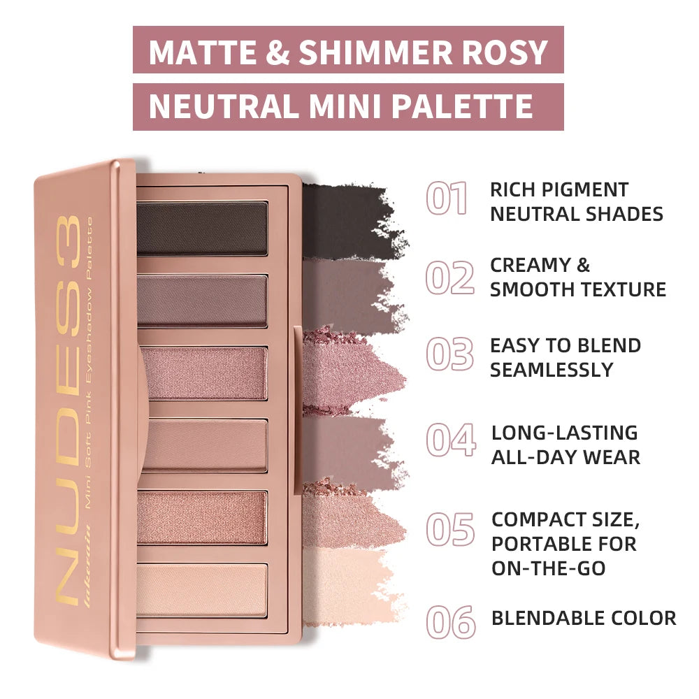 Eyeshadow Palette and Makeup Kit for Daily Natural Looks and Evening Glamour