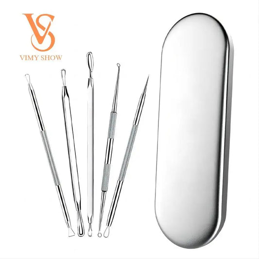 Blackhead Remover Kit and Pimple Popper Tools for Clear Facial Skin Care