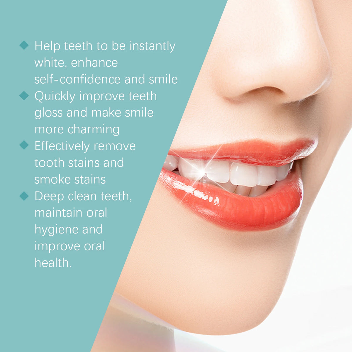 Teeth Whitening Paint and Dental Brightener Gel for a Brighter Confident Smile