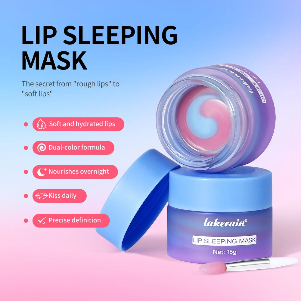 Lip Sleeping Mask and Hydrating Lip Balm for Dry Cracked Lips Overnight Repair - 2