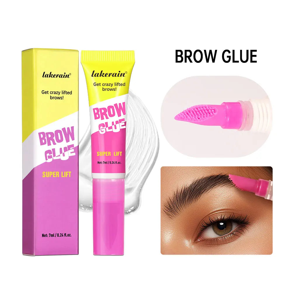 Brow Lamination Gel and Eyebrow Styling Glue for Long Lasting Defined Brows