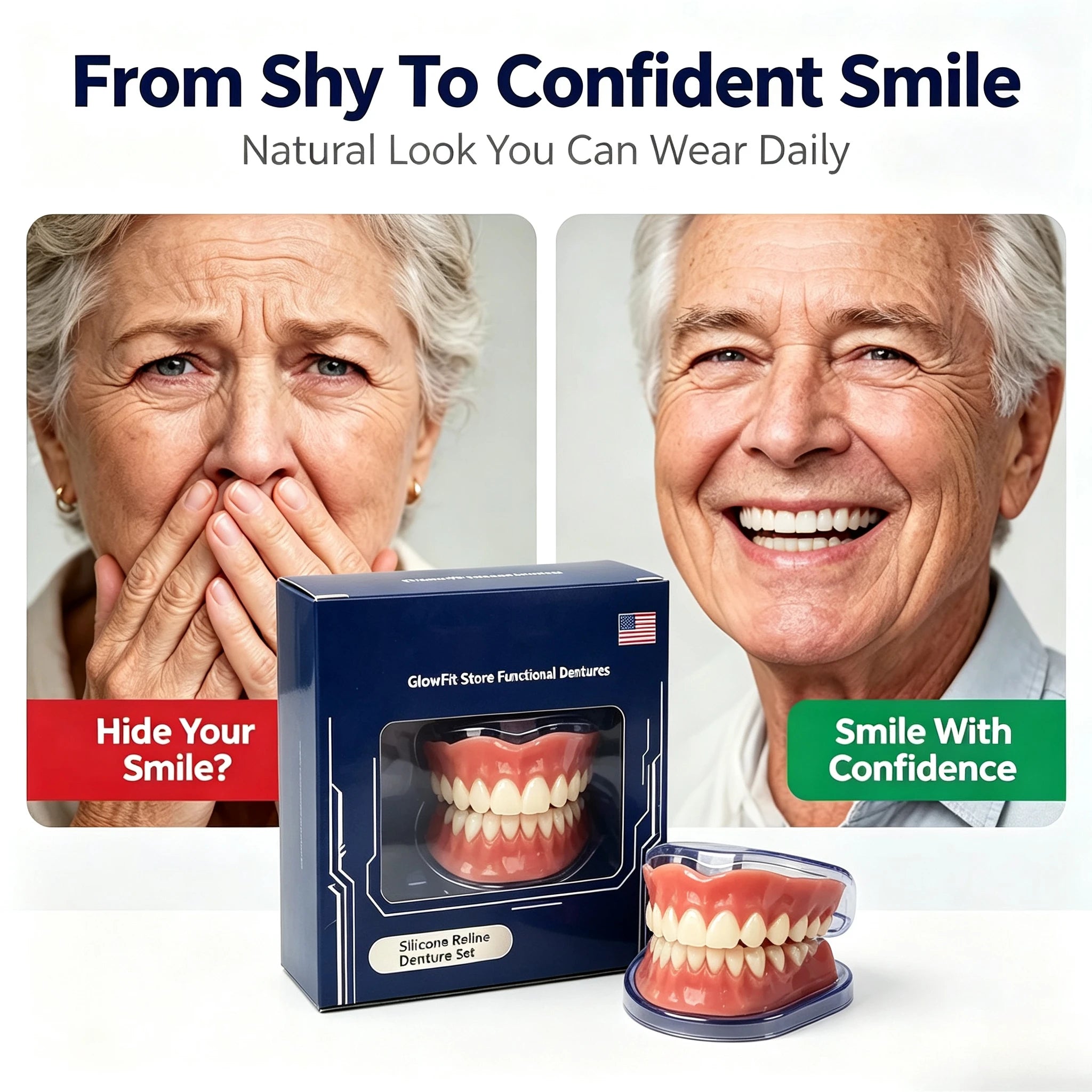 Resin Fake Teeth and Instant Smile Veneers for Daily Confidence and Social Events - 4