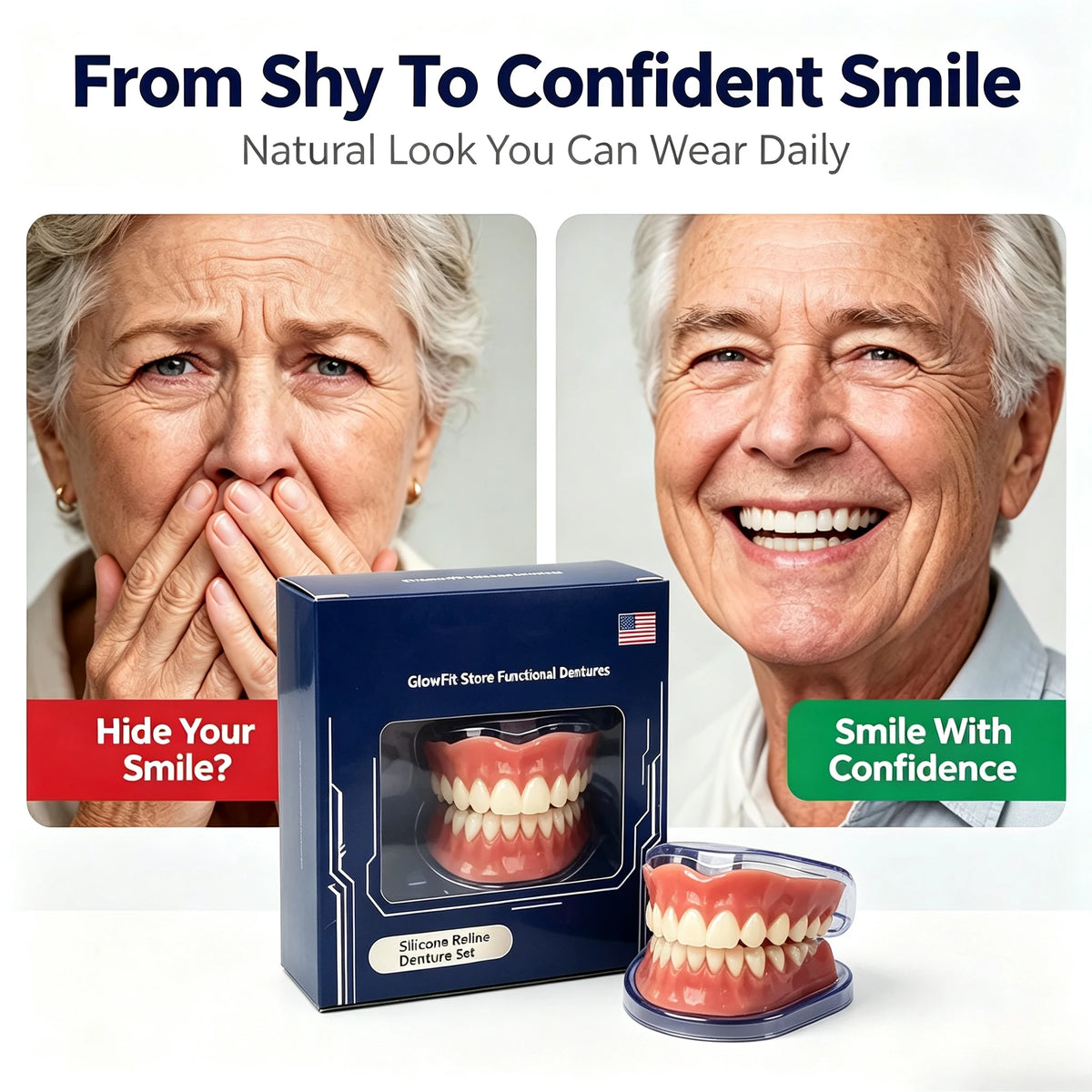 Resin Fake Teeth and Instant Smile Veneers for Daily Confidence and Social Events
