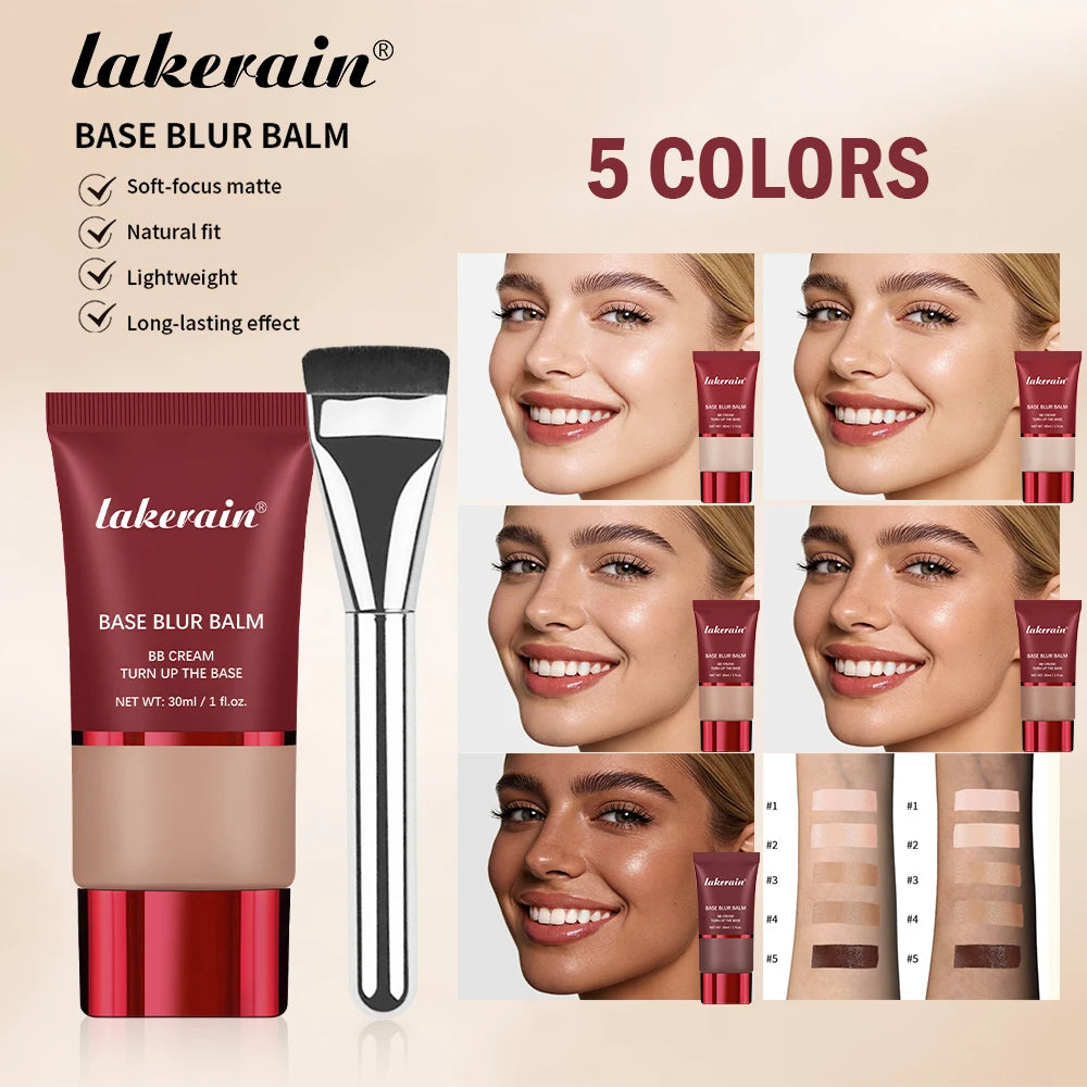 Blur Base Balm and Hydrating BB Cream for a Flawless Smooth Natural Makeup Finish
