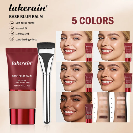 Blur Base Balm and Pore Smoothing BB Cream for Achieving a Natural Daily Finish