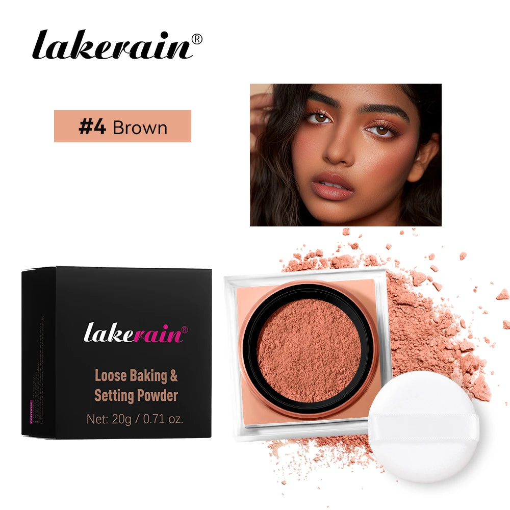 Loose Setting Powder and Finishing Makeup Translucent Powder for Flawless Skin - 22