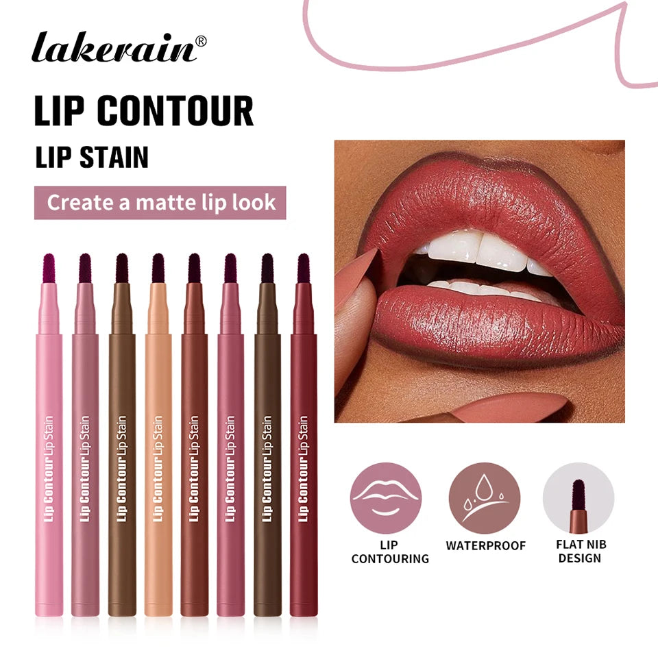 Lip Contour Lip Stain and Long Lasting Liner for Perfect Daily Makeup Looks