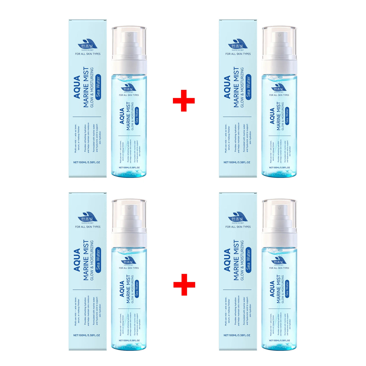 Sea Water Hydrating Mist and Moisturizing Face Spray for Daily Skin Refreshing