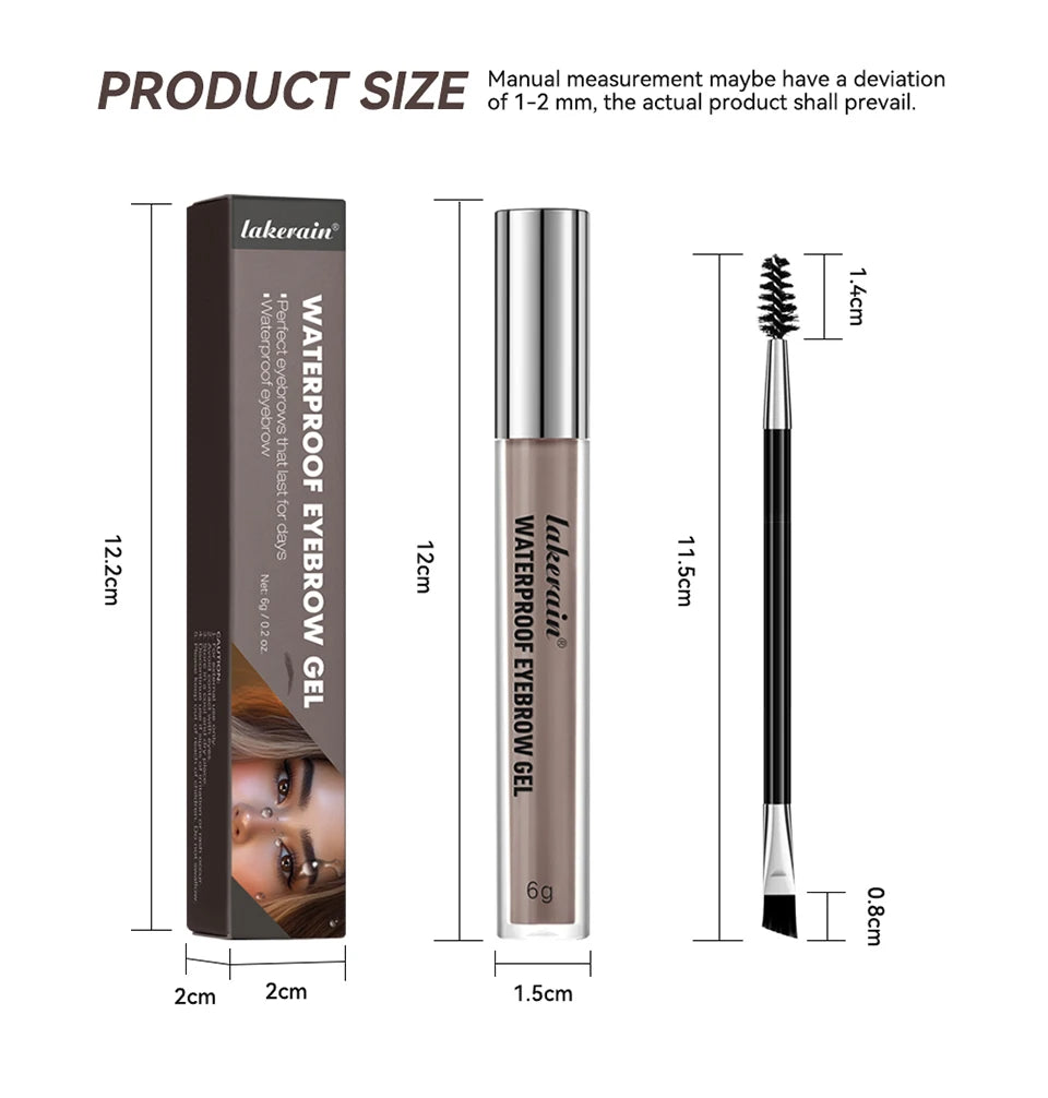 Waterproof Eyebrow Gel and Tinted Brow Enhancer for All Day Natural Looking Brows - 14