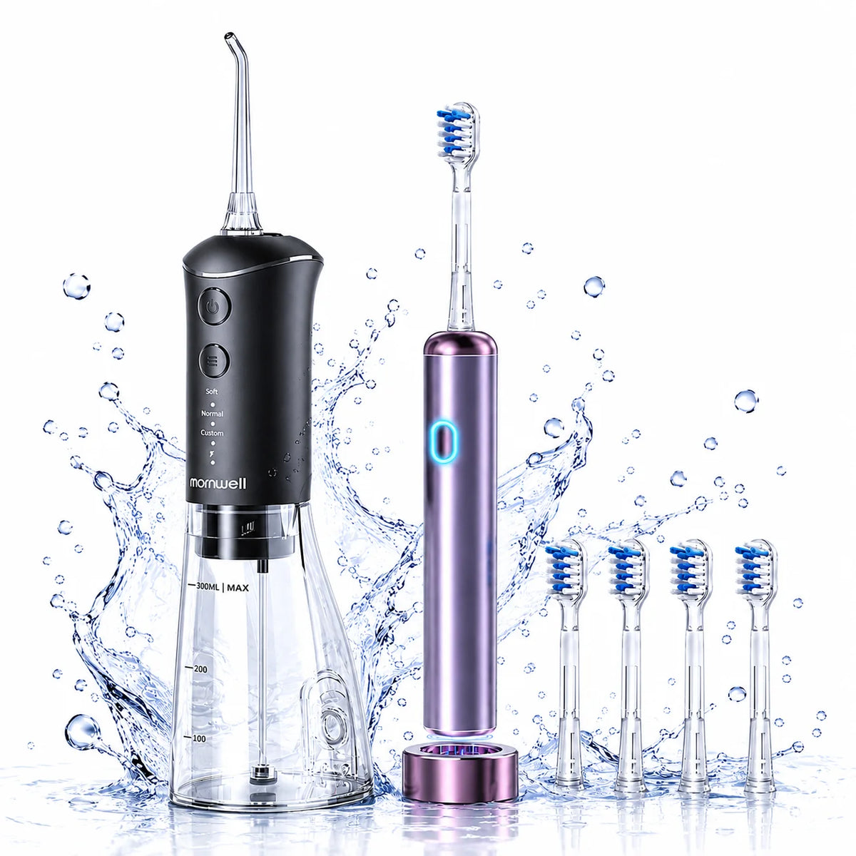 Water Flosser and Electric Toothbrush for Professional Daily Oral Hygiene