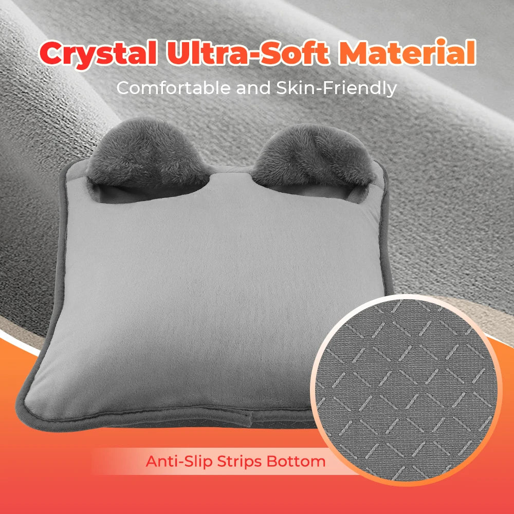 USB Foot Warmer and Electric Heating Pad for Cold Feet at Home or Office - 4