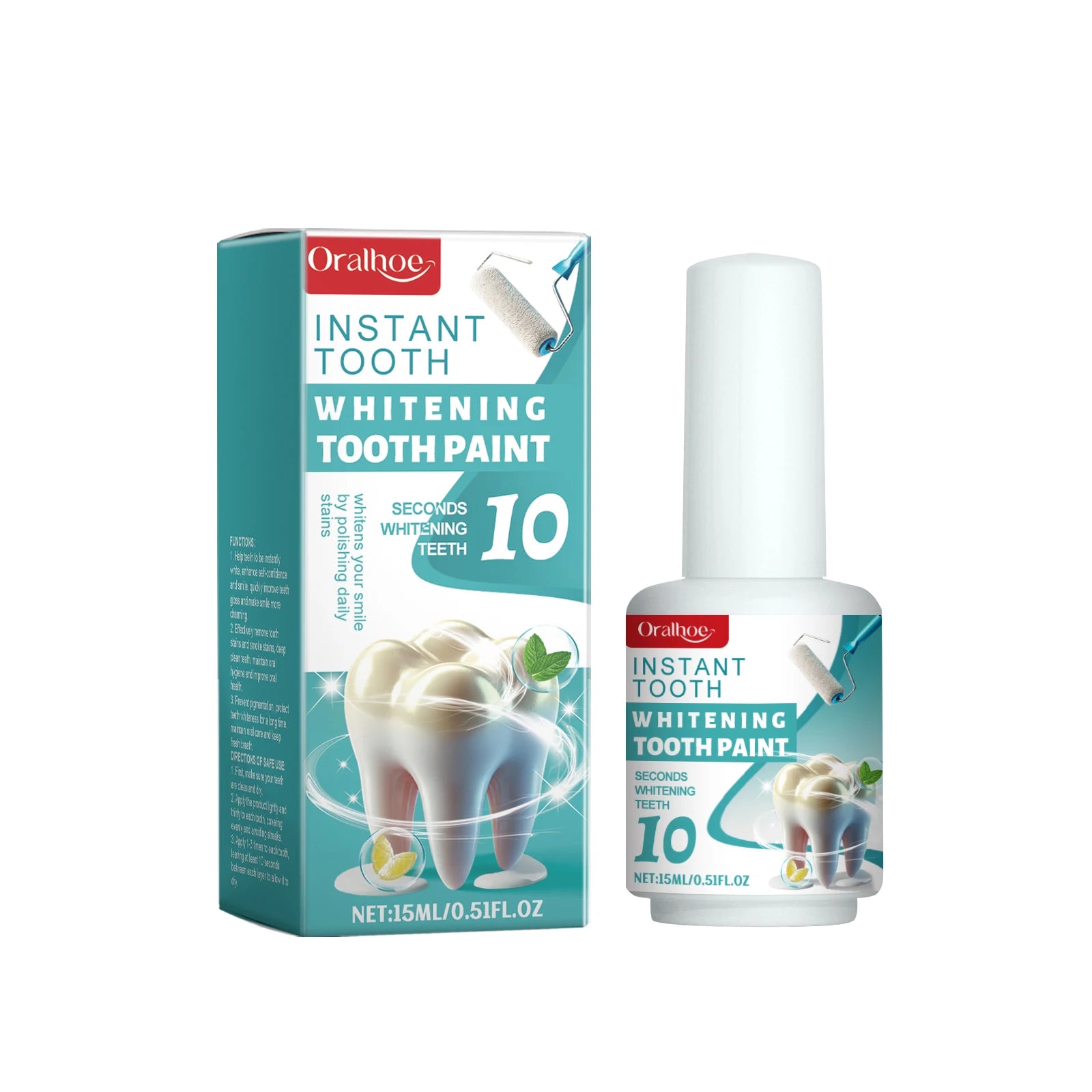 Teeth Whitening Paint and Dental Brightener Gel for a Brighter Confident Smile - 13