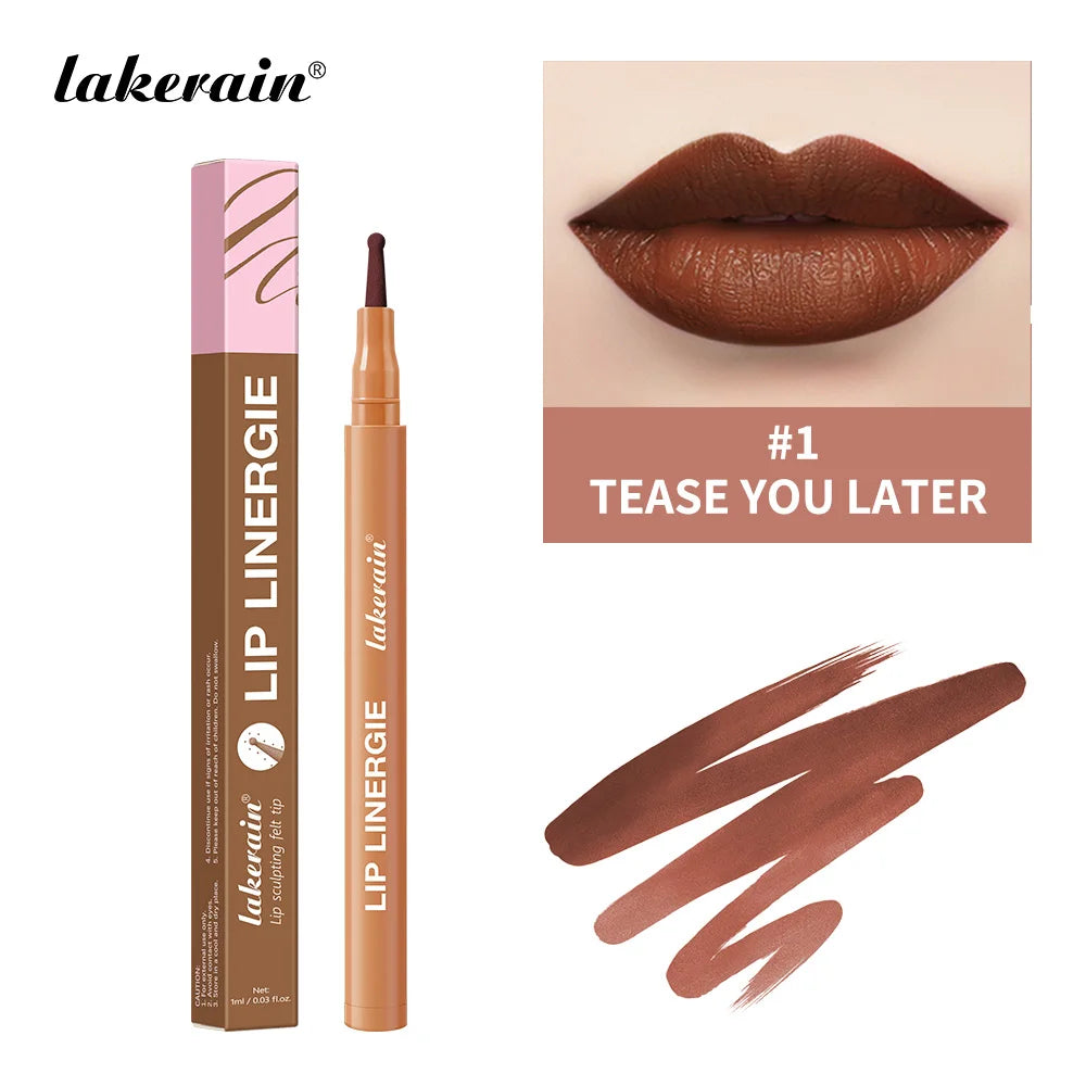 Lip Liner Stain and Waterproof Lip Contour Pen for Precise Long Lasting Makeup - 33