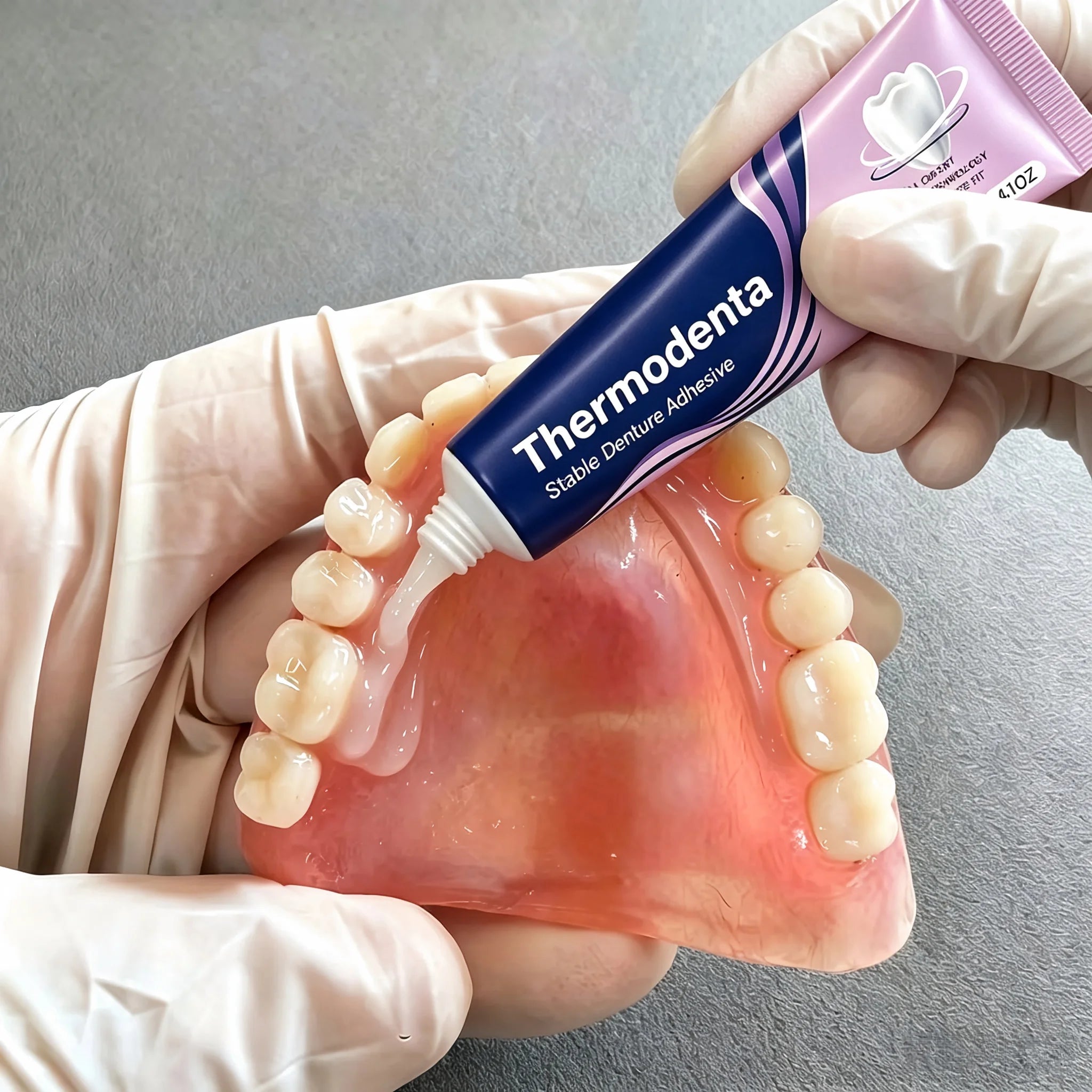 Thermoplastic Silicone Lining Cushion and Denture Adhesive for Daily Comfort - 1