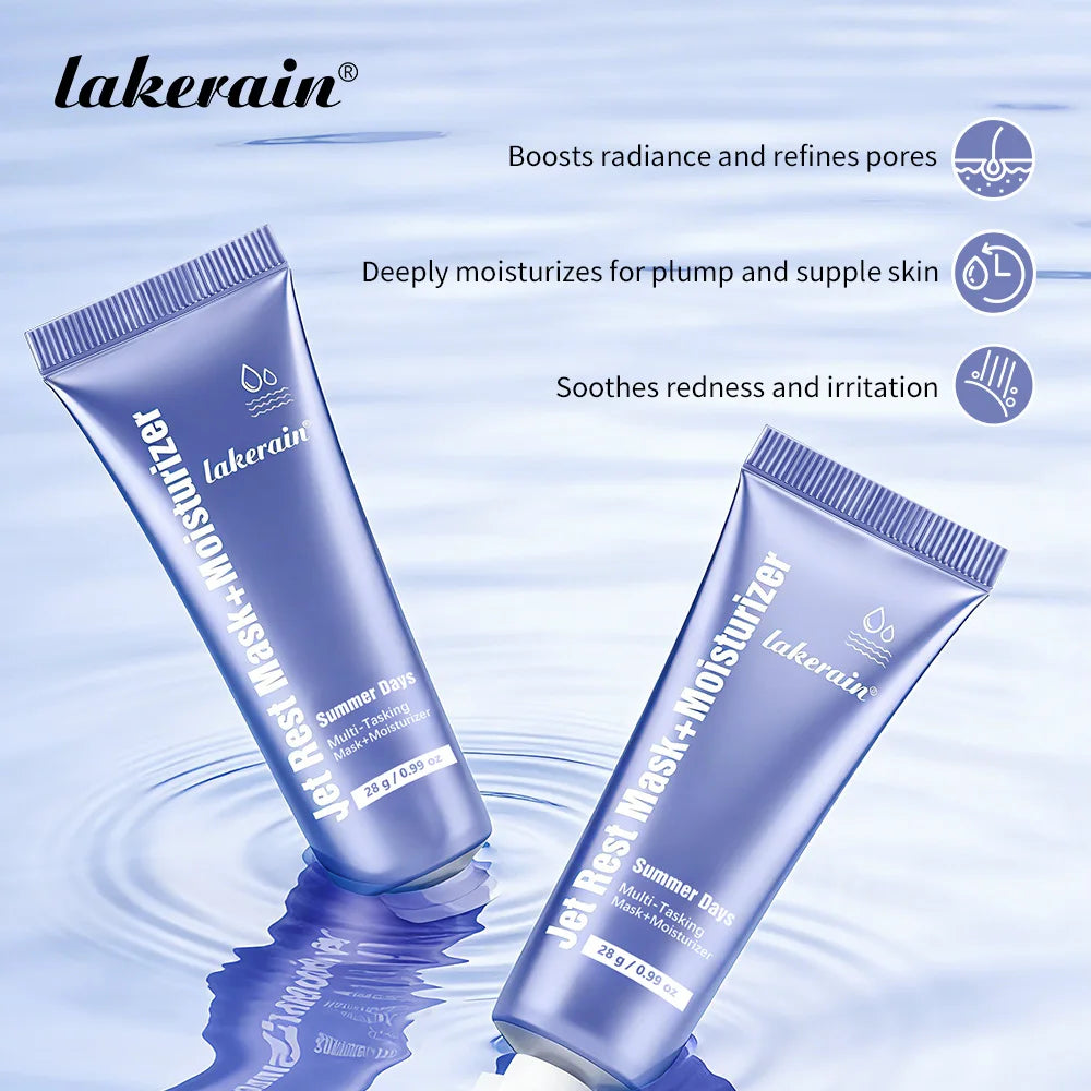 Jet Rest Face Mask and Daily Moisturizer for Dry Skin and Travel Hydration - 5
