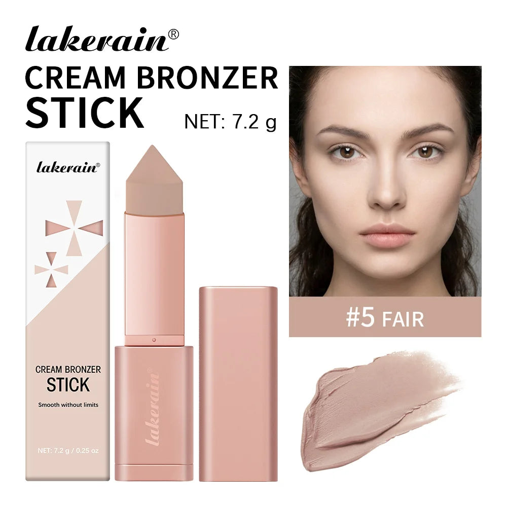Cream Bronzer Stick and Face Contour Makeup for Everyday Sculpted Beauty - 21