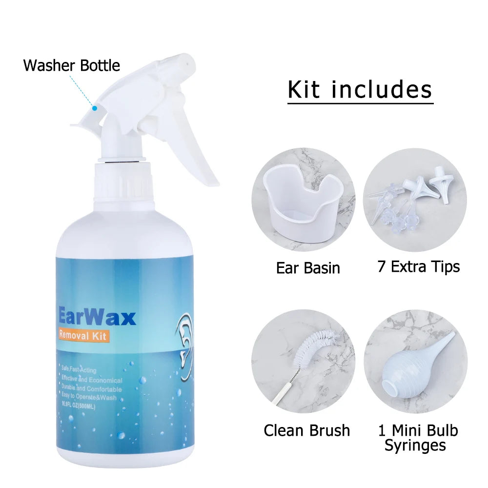 Electric Ear Wax Removal System and Ear Irrigation Cleaner for Home Ear Care Use - 17