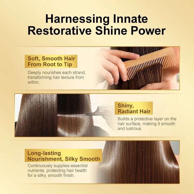 Morocco Hair Oil and Smoothing Serum for Dry Frizzy Hair Daily Repair Treatment - 2