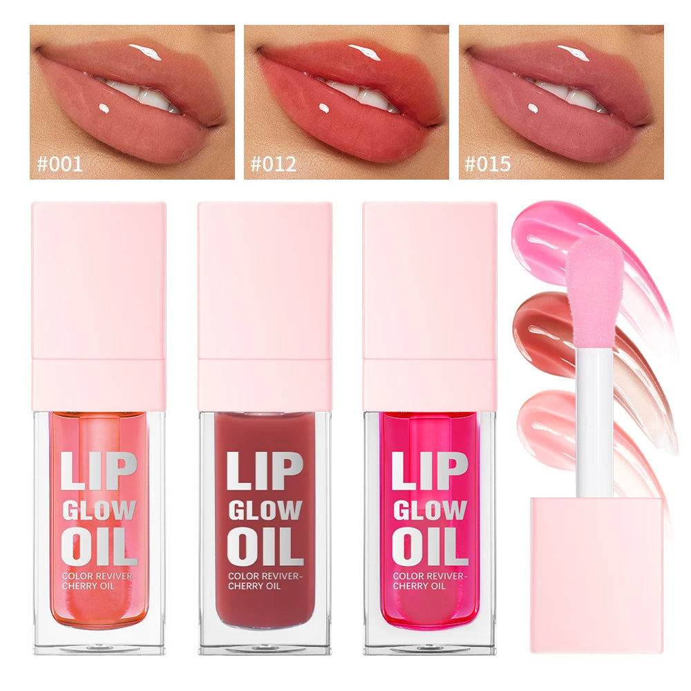 Moisturizing Lip Glow Oil and Hydrating Lip Glaze for Daily Care and Soft Lips