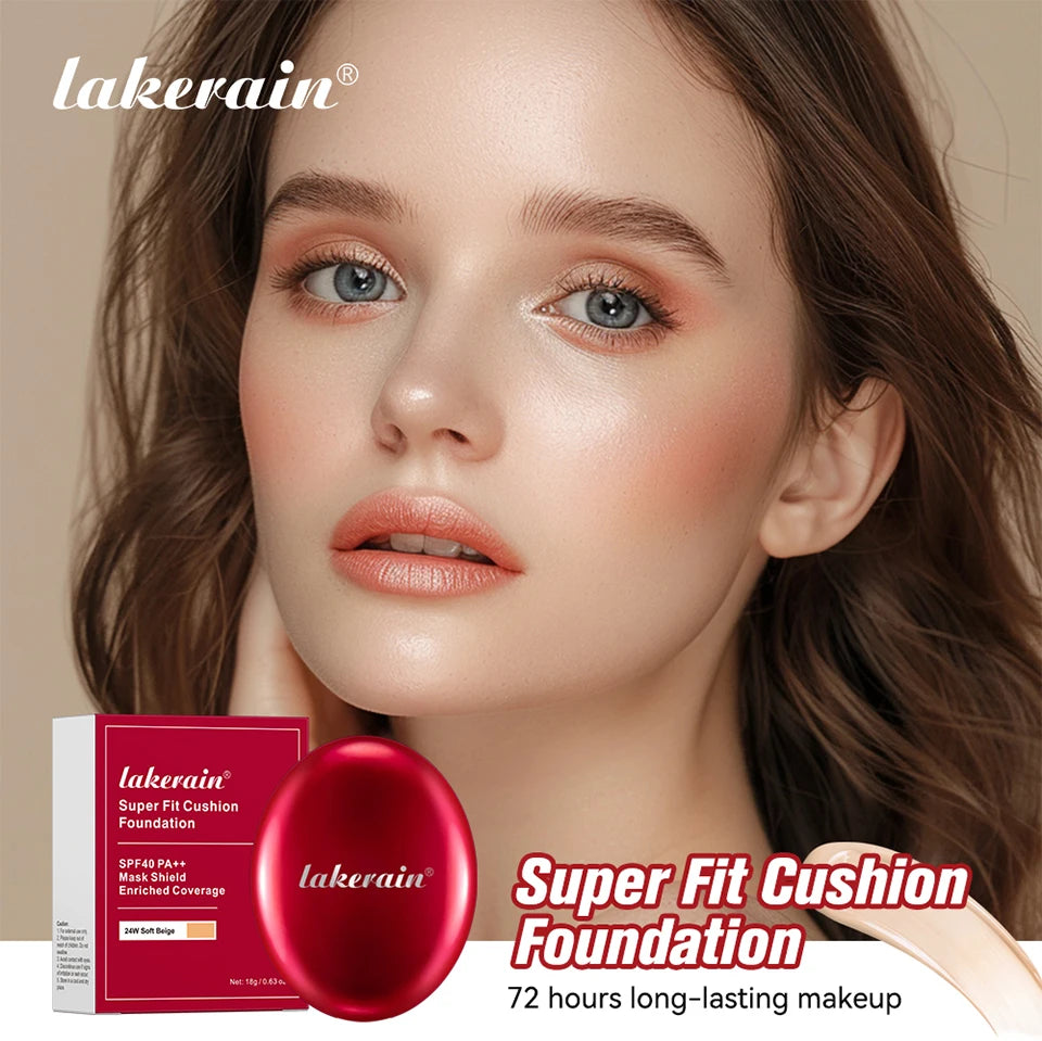 Cushion Foundation Refill and Compact Makeup for Long Lasting Daily Coverage