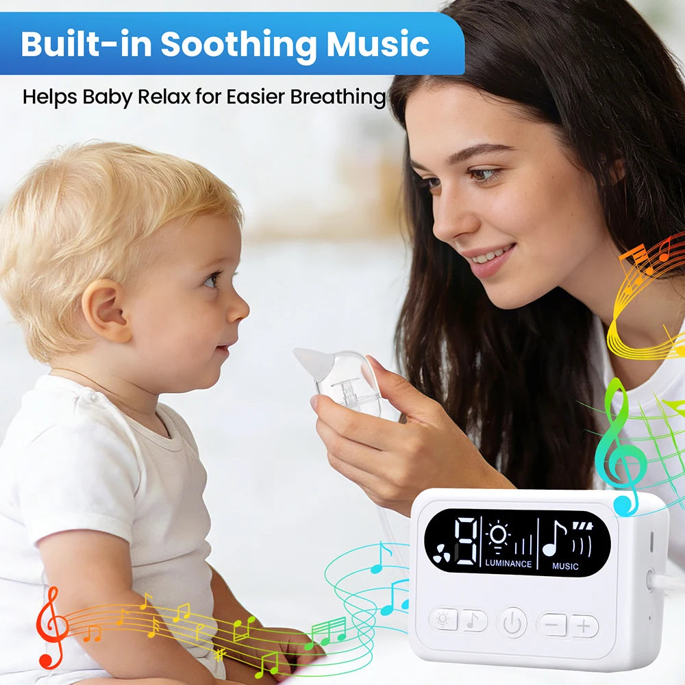 Electric Baby Nasal Aspirator and Nose Sucker for Congested Newborns - 6