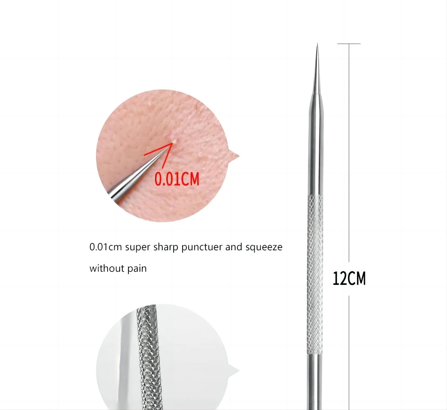 Blackhead Remover Kit and Pimple Popper Tools for Clear Facial Skin Care - 16