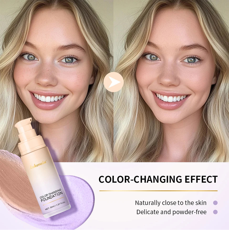 Color Changing Foundation and Face Concealer for Daily Makeup and Sun Protection - 22