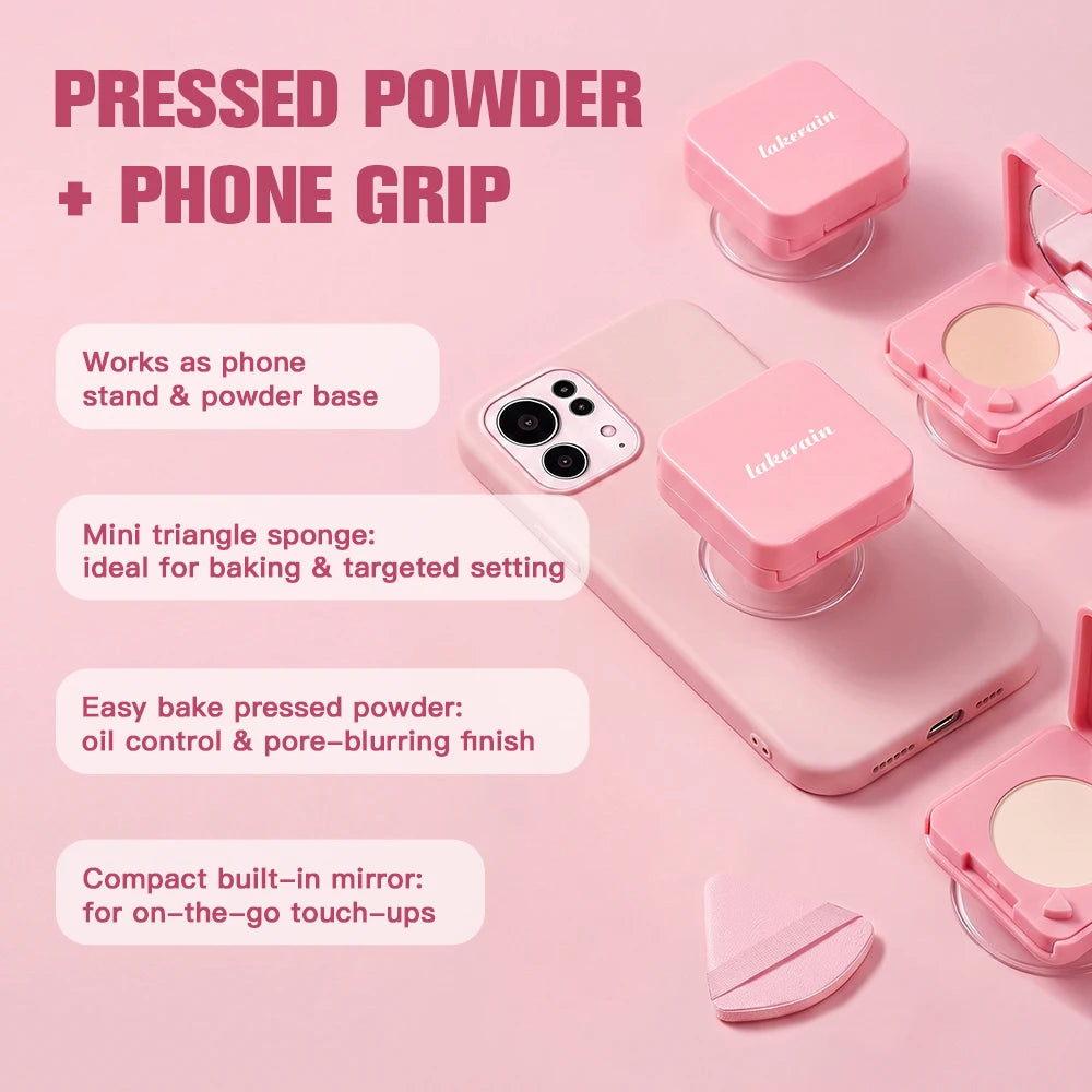 Foundation Stick and Face Powder Set for Professional Makeup and Holiday Gifting