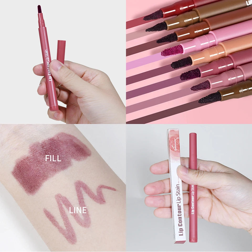 Lip Liner Stain and Waterproof Lip Contour Pen for Precise Long Lasting Makeup - 30