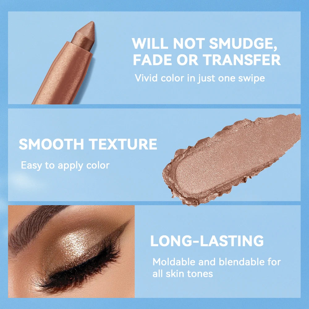 Eyeshadow Stick and Eye Shadow Pencil for Long Lasting Makeup Looks Daily - 4